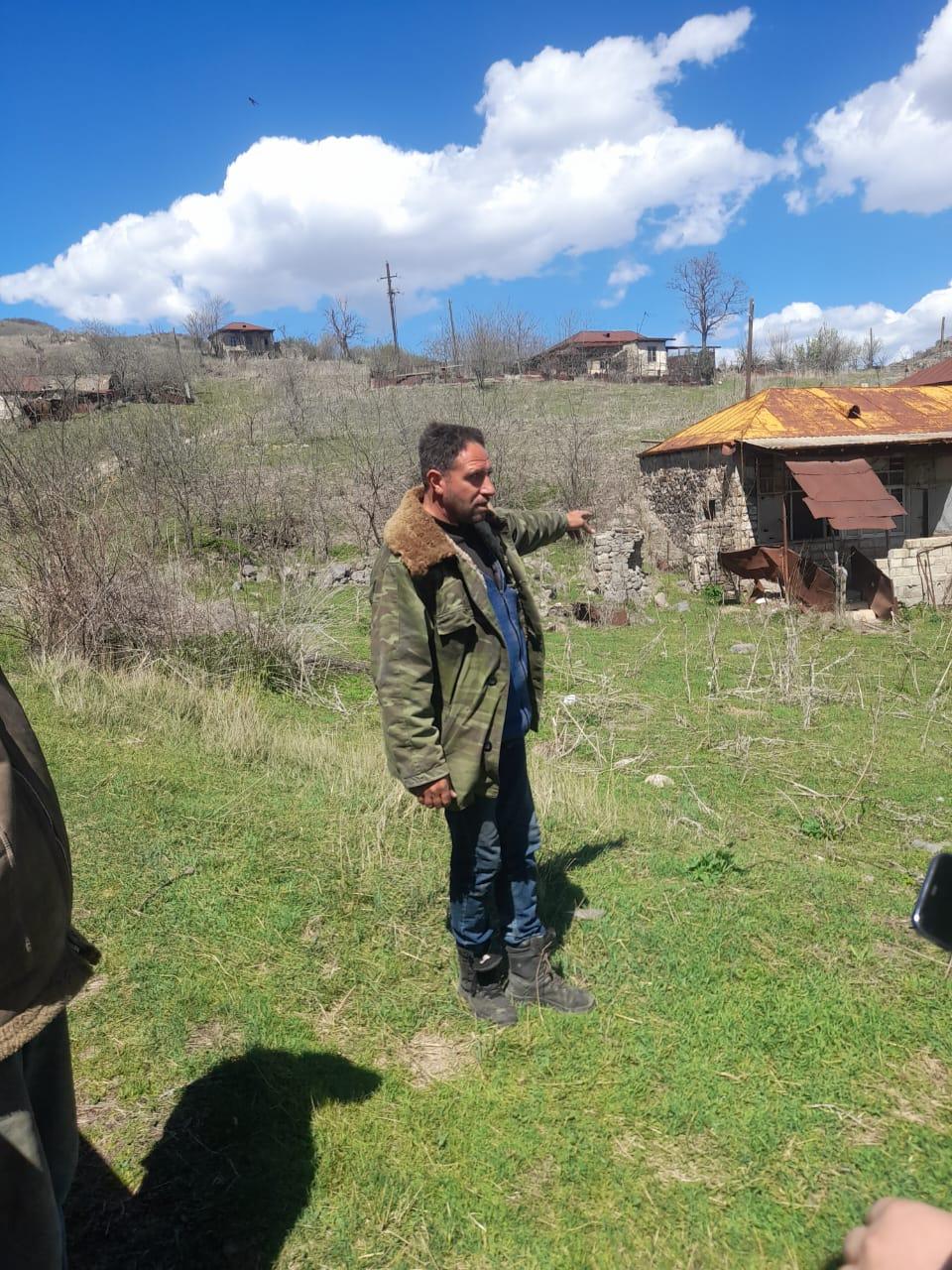 В Лачыне в результате взрыва мины у входа в жилой дом пострадал один  человек - ФОТО