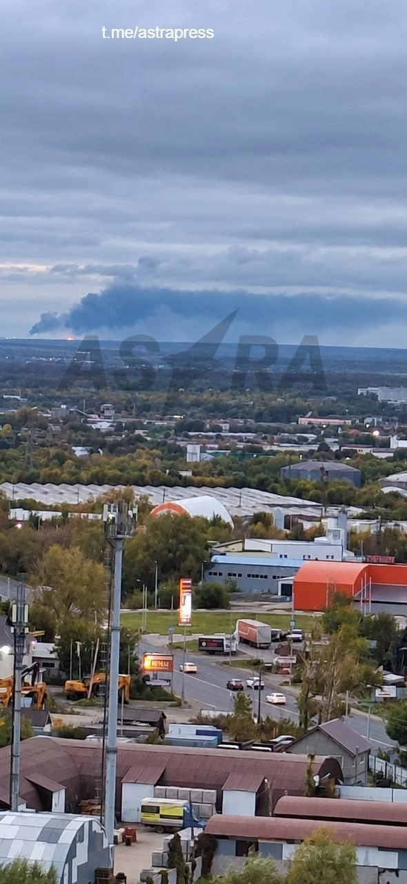 Media.az - Новости Азербайджана - В России из-за атак БПЛА горит крупнейший резервуарный парк в Европе