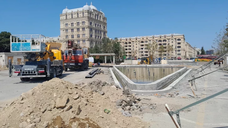 Media.az - Новости Азербайджана - Парк вместо парковки: как станция метро «Гянджлик» превращается в «зеленый оазис»
