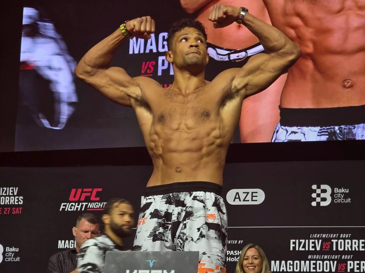Media.az - Новости Азербайджана - Перед UFC Fight Night в Баку состоялись торжественная церемония взвешивания и битва взглядов