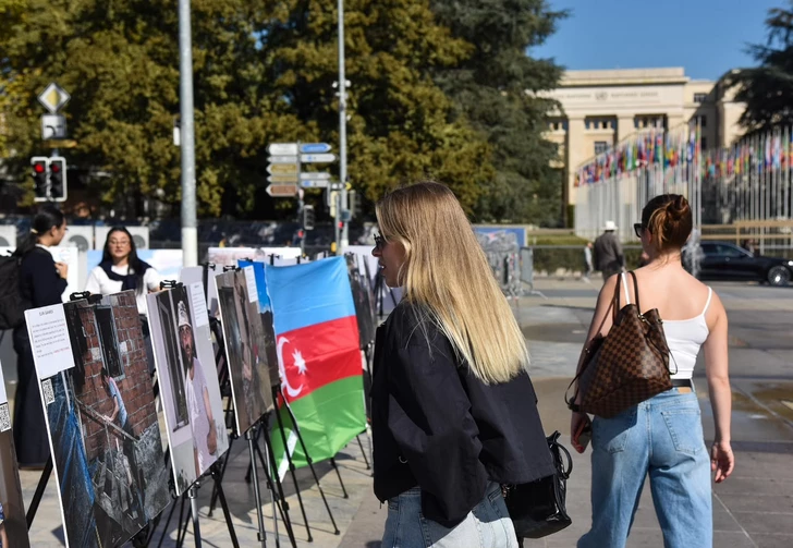 В Женеве открылась выставка, посвященная минной проблеме Азербайджана