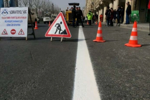 Ограничивается автодвижение на двух дорогах Баку