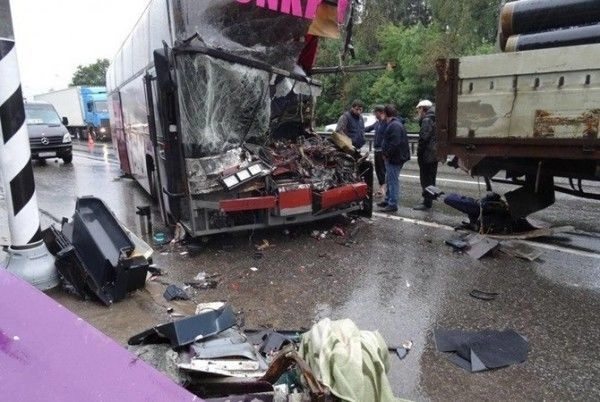 Автобусная авария в Италии: 26 пострадавших