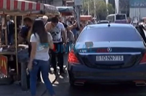 Mercedes азербайджанского депутата задержан в Турции – ВИДЕО
