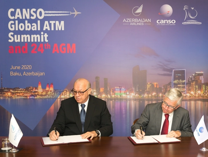 AZAL подписал соглашение на проведение в Баку Всемирного саммита CANSO-2020