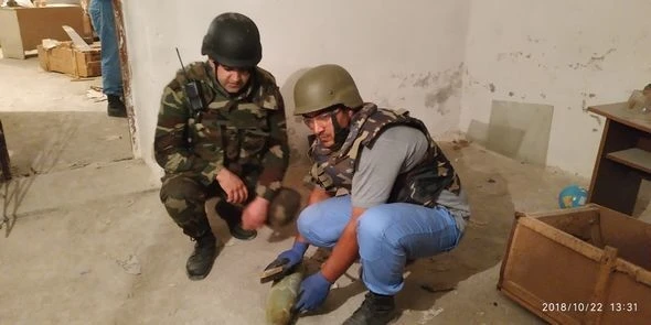 Большое количество боеприпасов обнаружено в подвале бакинской школы – ФОТО