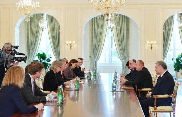 Ильхам Алиев на переговорах с Джоном Болтоном – ОБНОВЛЕНО