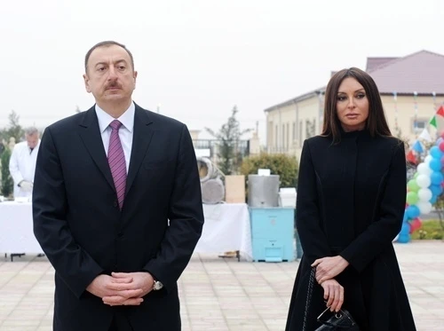 Президент Азербайджана Ильхам Алиев прибыл в Гахский район
