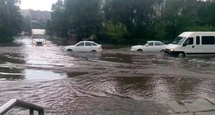 Проливные дожди затопили Лянкяран – ВИДЕО + ОБНОВЛЕНО