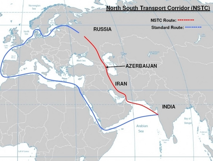 Увеличатся грузоперевозки между Россией и Ираном через Азербайджан