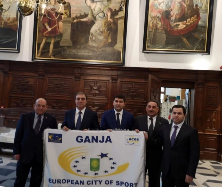 Гянджа приняла официальный флаг титула Спортивного города Европы – ФОТО