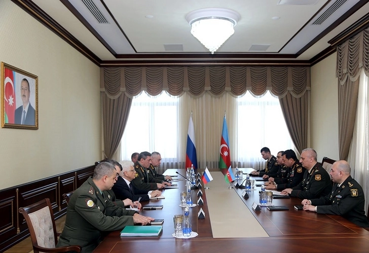 Встреча начальников Генштабов Азербайджана и России