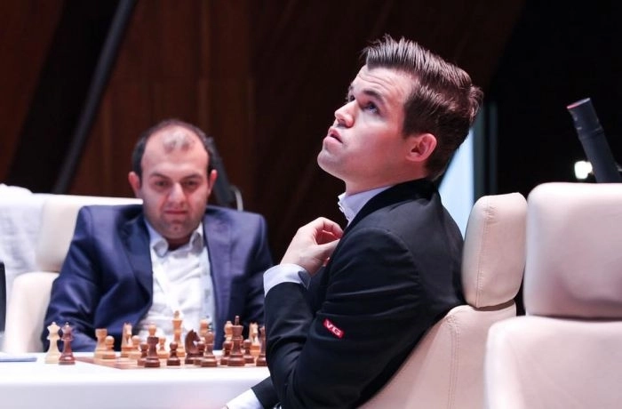Азербайджанские шахматисты сыграют с чемпионом мира в Санкт-Петербурге