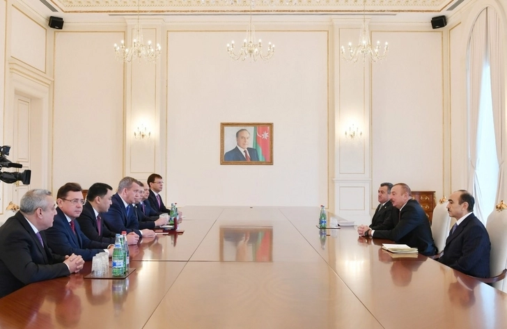 Ильхам Алиев принял делегацию Астраханской области России – ОБНОВЛЕНО