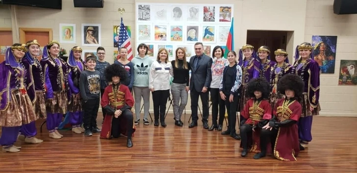 В Нью-Йорке состоялась художественная выставка «Америка глазами азербайджанских детей» – ФОТО