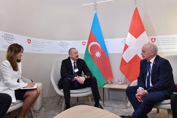 Cостоялась встреча президентов Азербайджана и Швейцарии – ФОТО + ОБНОВЛЕНО