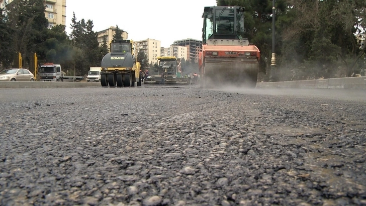 В Хатаинском районе Баку начались работы по реконструкции дорог - ФОТО/ВИДЕО