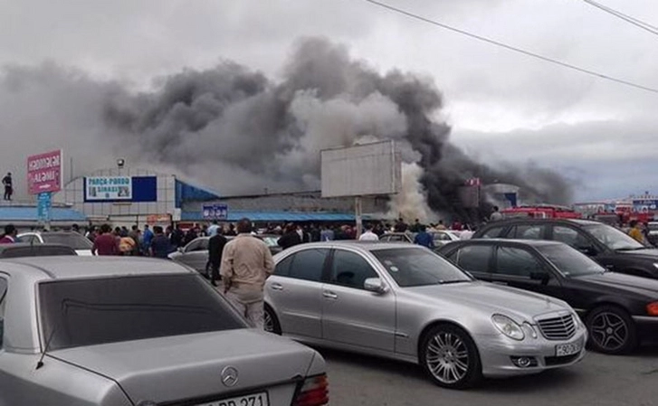 Пожар в торговом центре «Сядяряк» потушен - ФОТО/ВИДЕО