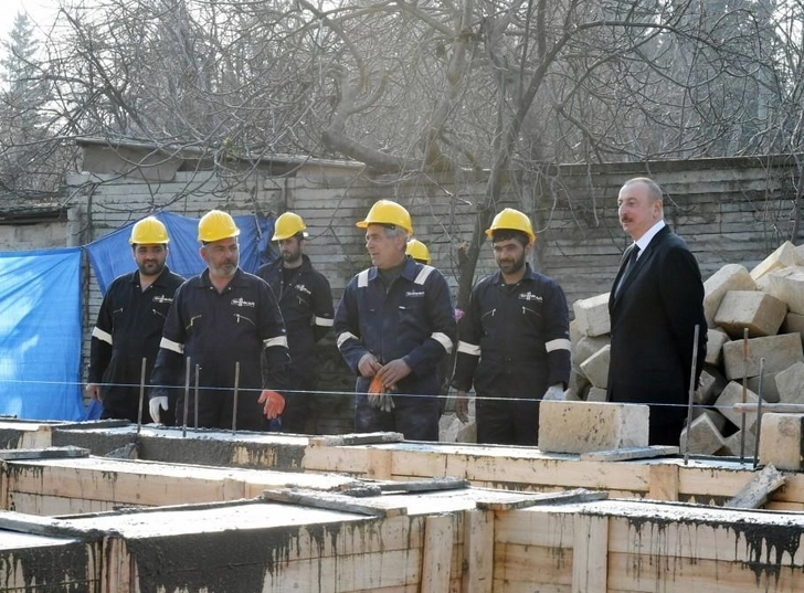 Ильхам Алиев ознакомился с работами по устранению последствий землетрясения в Агсу – ФОТО