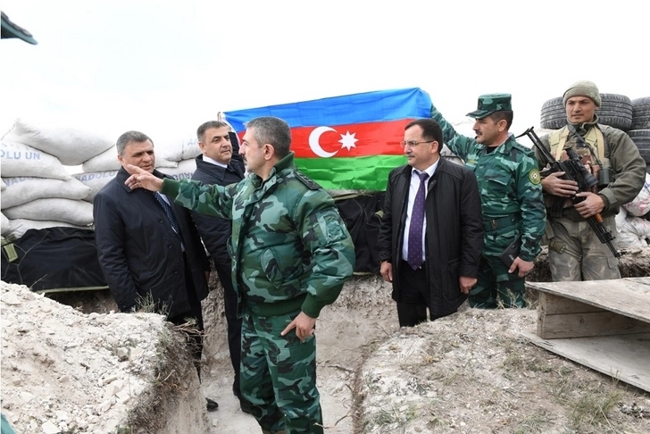 Эльчин Гулиев проверил боеготовность погранпунктов на границе с Арменией - ФОТО