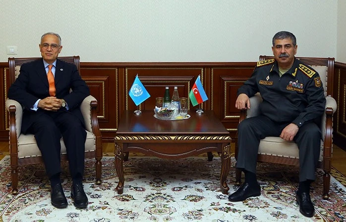 Обсуждено военное сотрудничество Азербайджана в рамках ООН