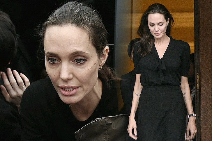 Анджелина Джоли после сообщений о параличе впервые появилась на публике