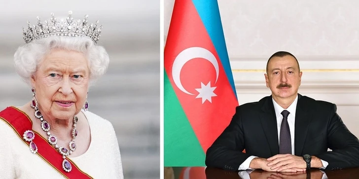 Королева Великобритании поздравила Ильхама Алиева с Днем Республики