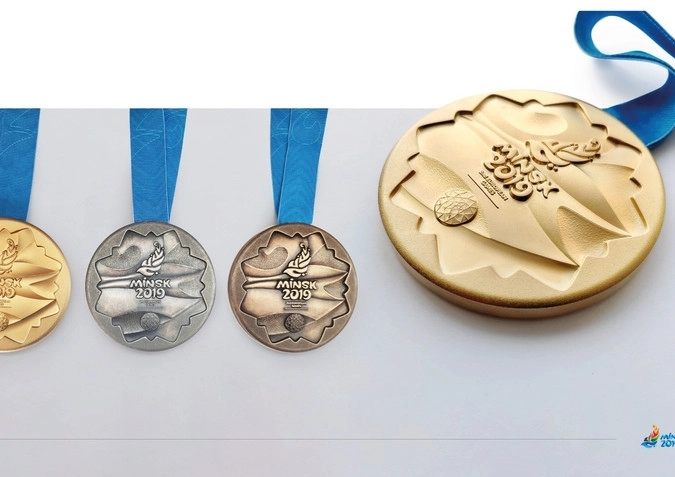 В Беларуси презентовали медали II Европейских игр «Минск 2019» - ФОТО