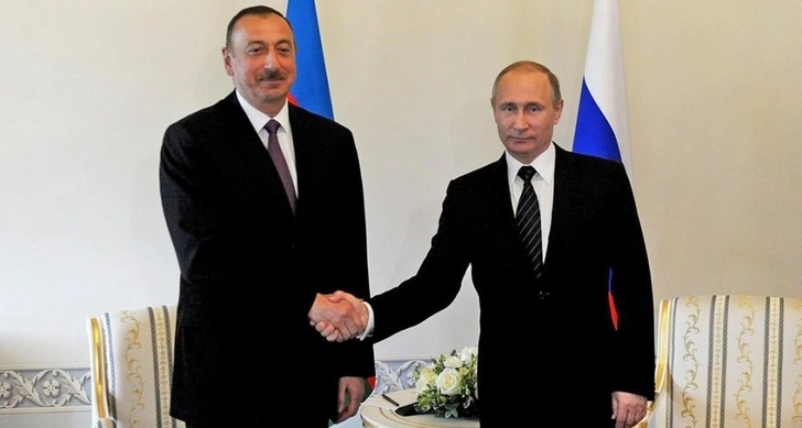 Ильхам Алиев поздравил Владимира Путина