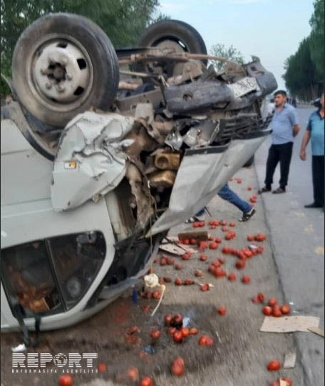 В регионе Азербайджана произошла авария со смертельным исходом - ФОТО