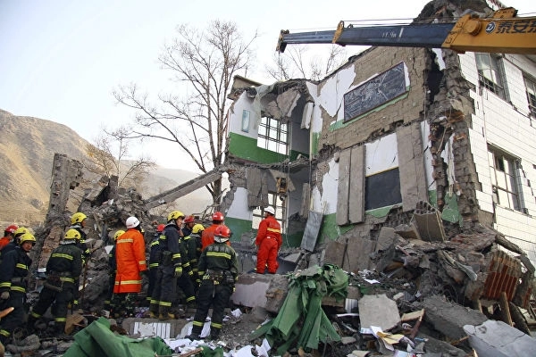 В Китае число жертв землетрясения возросло до 16 человек