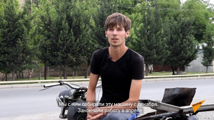 Житель Мингячевира собрал квадроцикл своими руками – Видео