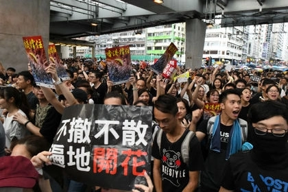 Глава Гонконга признала победу протестующих