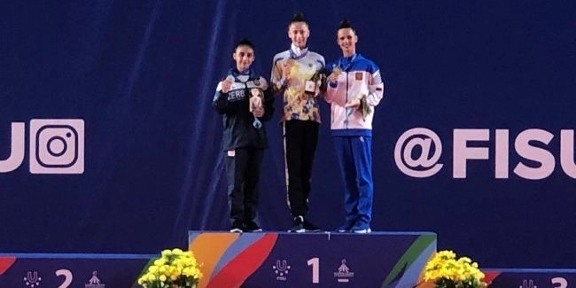 Азербайджанская гимнастка завоевала еще одно «серебро» Универсиады