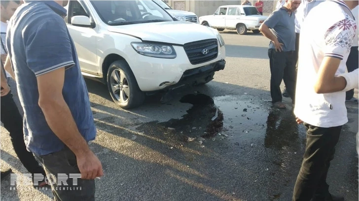 В Азербайджане произошла цепная авария - ФОТО