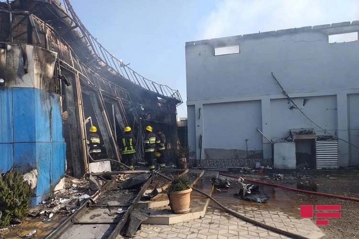 Пожар на центральном рынке в Сабирабаде потушен - ОБНОВЛЕНО