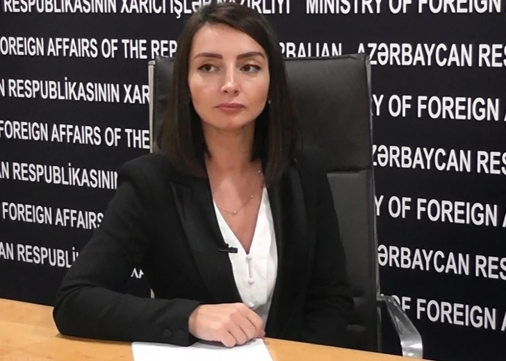 Лейла Абдуллаева прокомментировала высказывания пресс-секретаря МИД Армении