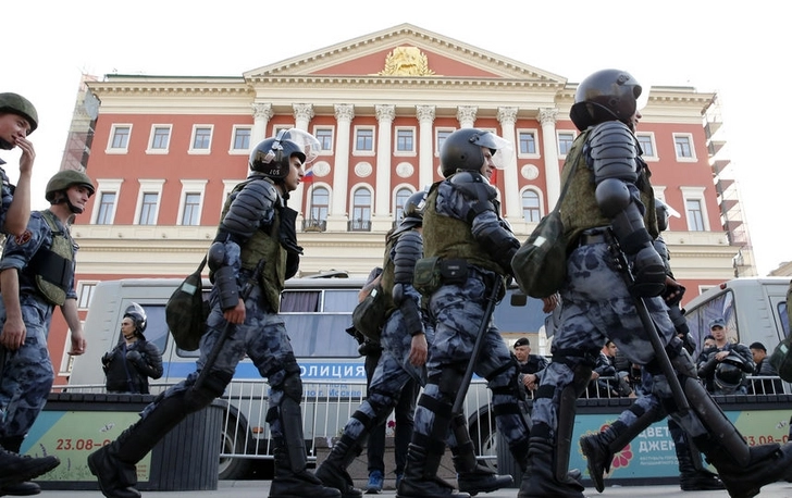 Несанкционированная акция в Москве: есть задержанные