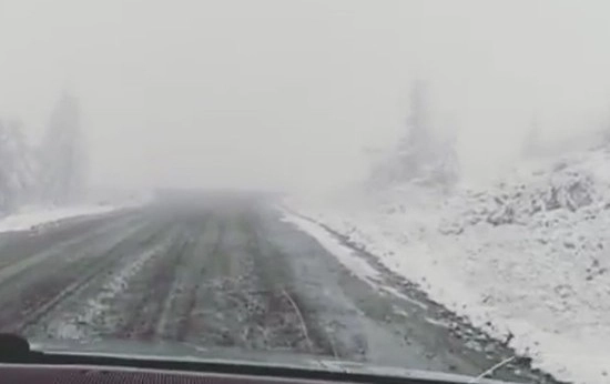 В Якутии выпал первый снег - ВИДЕО