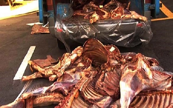 В праздничные дни предотвращена продажа 851 кг непригодного к употреблению мяса