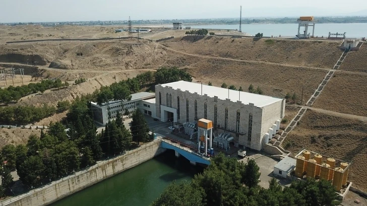 Начались ремонтные работы на второй крупной ГЭС Азербайджана