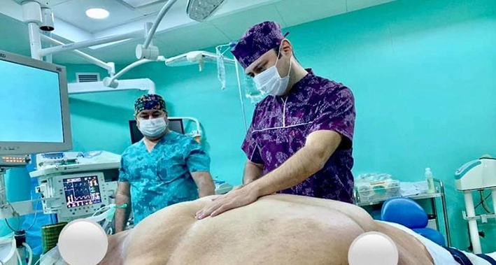 В Баку прооперировали женщину, весившую 256 килограммов - ФОТО
