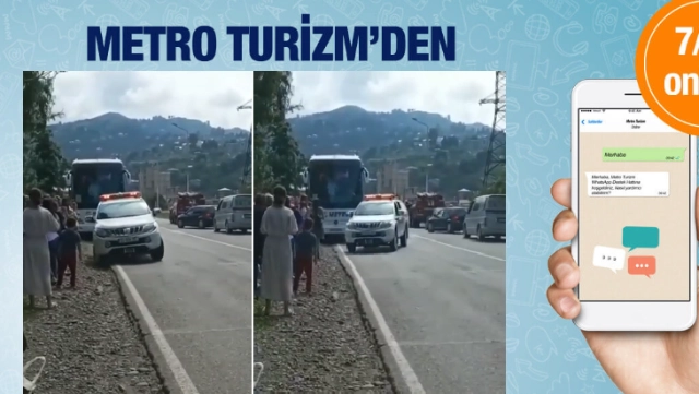 Воспламенился автобус, перевозящий азербайджанских туристов - ВИДЕО