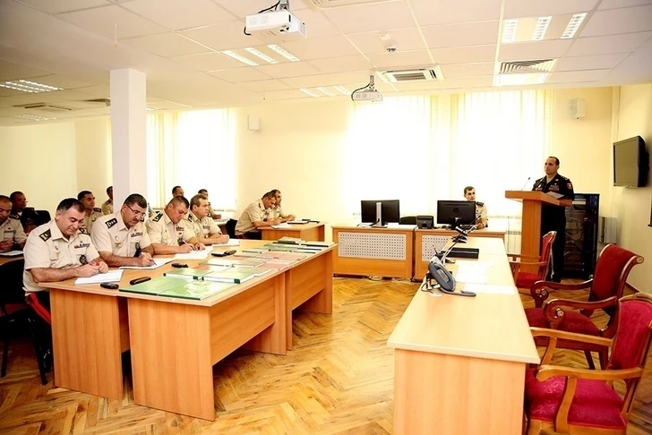 В Центре военных игр Вооруженных Сил Азербайджана проведены оперативные сборы