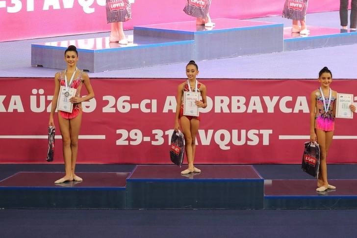 Определились победители среди «пре-юниоров» 26-го Чемпионата Азербайджана и Баку по художественной гимнастике