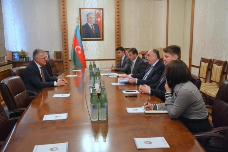 Глава МИД Азербайджана принял нового посла Хорватии в Азербайджане