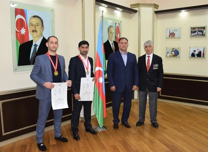 Физули Мусаев поздравил каратистов, показавших высокие результаты на соревнованиях - ФОТО
