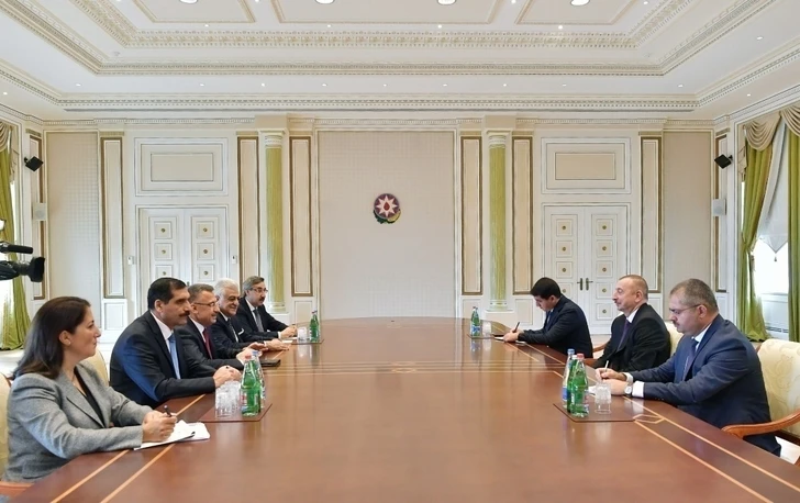 Президент Ильхам Алиев принял делегацию во главе с вице-президентом Турции - ОБНОВЛЕНО