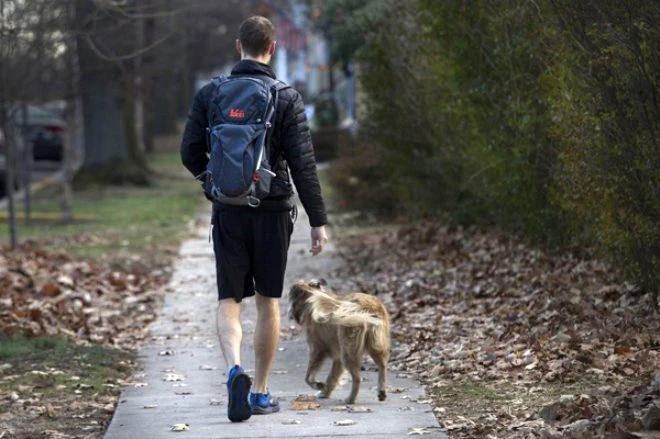 Пеший американец с собакой направляется в Баку: четыре года назад он потерял любимую – ФОТО