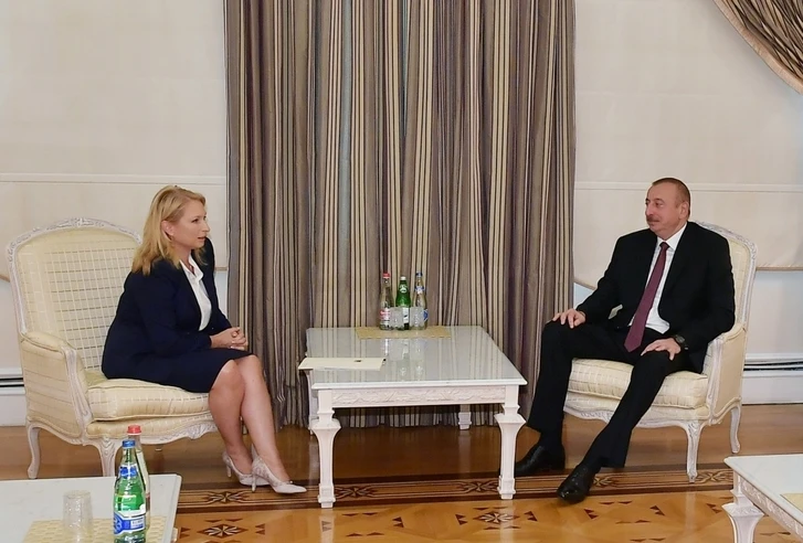 Президент Ильхам Алиев принял министра экономики и устойчивого развития Грузии